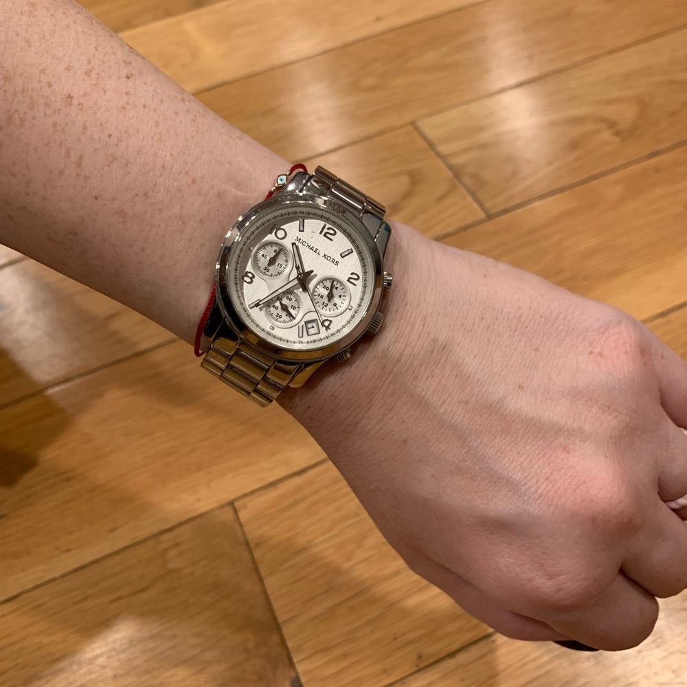 Silver Stainless Steel Michael Kors Watch